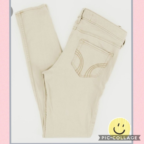 Hollister Beige Skinny Jeans Size 9R W29 L31 - Picture 3 of 9